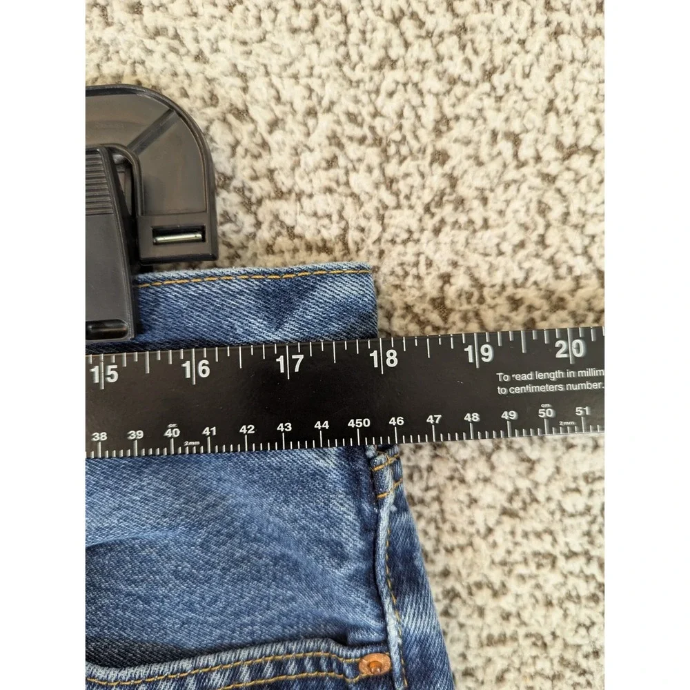 Levi's 505 Jeans Men's Size 36X28 (Tag 38x30) Blue Regular Fit Straight‎ Leg